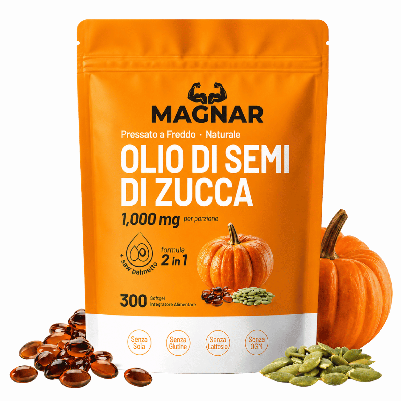 MAGNAR Olio di Semi di Zucca